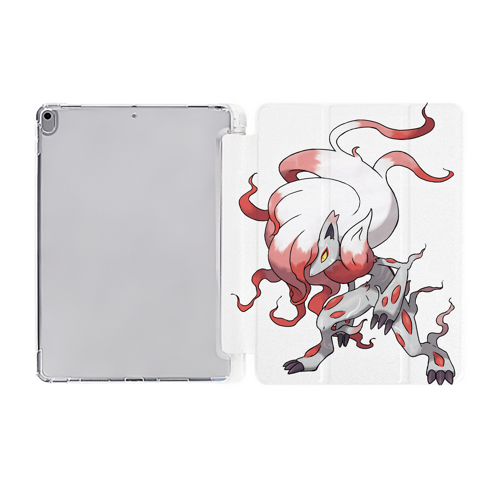 （画像用） ポケットモンスター Pokémon IPad ケース ペン収納付き 三つ折りスタンド PUレザー×シリコン 対応機種9.5/10.5/10.9インチ